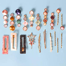 Load image into Gallery viewer, Hair Barrettes, 20 PCS Hair Clips for Women Girls, Acrylic Resin Hair Barrettes Macaron Hair Clips Hairpin hair accessories for women