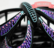 Load image into Gallery viewer, Butterfly Barrettes Hand Painted, Bun Cover Clips, 2 Pcs of a Uniquely Hair Bun Holder. Hand Painted