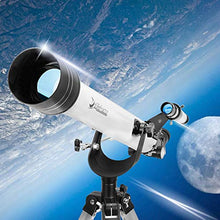 Load image into Gallery viewer, Telescopes for Adults, Telescope for Beginners and Kids - 700mm Focal Length Refractor & Travel Scope to Observe Moon and Planet with 10mm Eyepiece Smartphone Mount and Tripod