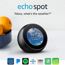 Load image into Gallery viewer, Echo Spot - Smart Alarm Clock with Alexa - Black