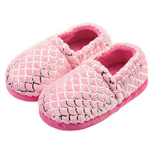 Load image into Gallery viewer, LseLom Girls Cute Slippers with Rubber Soles Kids House Slippers Indoor Outdoor Slippers for Toddlers Kids Memory Foam House Shoes for Little Girls Pink Size 10