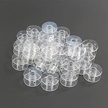 Load image into Gallery viewer, Hekisn Sewing Machine and Embroidery Bobbins, SA156 Bobbins for Brother, Class 15 Transparent Sewing Bobbins (30 Pack)