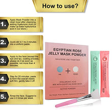 Load image into Gallery viewer, Jelly Facial Mask Peel Off Crystal Face Jelly Mask Powder Hydrating Gel Peel Off Rubber, Hyaluronic Acid Essence Sets, Diy Spa Anti-Aging Egyptian Rose Powder Natural, Facial Jelly Mask Powder, Hyaluronic Acid 10 PCS