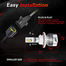 Load image into Gallery viewer, LASFIT H13 9008 LED Bulbs Super Bright 60W 6000LM 6000K White LED Light, Plug&Play