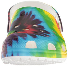 Load image into Gallery viewer, Crocs Classic Tie Dye Clog | Comfortable Slip On Water Shoes, Multi, 7 Women/5 Men