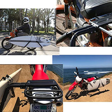 Load image into Gallery viewer, Riiai Motorcycle Surfboard Rack, Surfboard Motorcycle Carrier Rack for Shortboard Wakeboard Boogie Board, Surfboard Holder Accessories