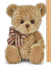 Load image into Gallery viewer, Bearington Baby Shaggy Brown Plush Stuffed Animal Teddy Bear, 11 inches