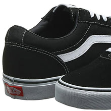 Load image into Gallery viewer, Vans Women's WM Ward Sneaker, Black ((Suede/Canvas) Black/White Iju), 7