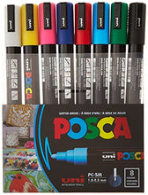 Load image into Gallery viewer, POSCA 8-Color Paint Marker Set, PC-5M Medium