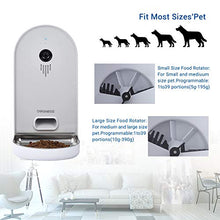 Load image into Gallery viewer, DOGNESS Automatic WiFi Dog/Cat Smart Camera Feeder - 6.5Lbs Large Capacity App Control Food Dispenser with WiFi, Portion Control, Voice Recording, Camera, Timer Programmable (Grey)