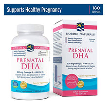 Load image into Gallery viewer, Nordic Naturals - Prenatal DHA, Supports Brain Development in Babies During Pregnancy and Lactation, (500 mg), 180 Soft Gels