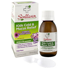 Load image into Gallery viewer, Similasan Kids Cold & Mucus Relief Syrup Plus Echinacea 4 Oz
