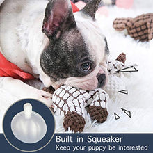 Load image into Gallery viewer, Zagrine Squeaky Plush Dog Toys Pack for Puppy, 3 Pack Durable Stuffed Animal Plush Chew Toys with Squeakers, Cute Soft Dog Toys for Teeth Cleaning, for Small Medium Dogs