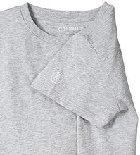 Load image into Gallery viewer, Kid Nation Kids Unisex 2 Packs 100% Cotton Tagless Short Sleeve Crewneck T Shirts M Gray Heather*3