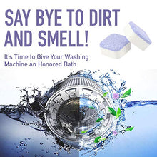 Load image into Gallery viewer, HIWILL Washing Machine Cleaner Effervescent Tablets, Solid Washer Deep Cleaning Tablet, Triple Decontamination Remover with Natural Biological Formula, for Front Load and Top Load Washers 26 Count