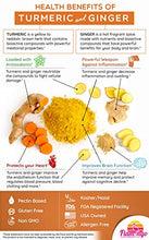 Load image into Gallery viewer, Turmeric Curcumin & Ginger Chewable Gummies for Adults and Children. Anti Inflammatory Supplement for Joint Relief. Vegan Friendly, Kosher & Halal, Gluten Free, Non GMO. 60 Count