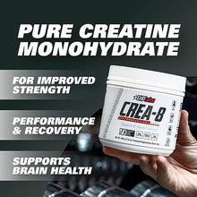 Load image into Gallery viewer, EHPlabs CREA-8 Creatine Monohydrate Powder - Creatine Powder for Building Lean Muscle Mass, Improves Strength & Power, Supports Brain Health - 100 Servings (500g)