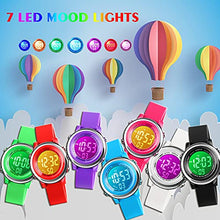 Load image into Gallery viewer, Kids Digital Sport Waterproof Watch for Girls Boys, Kid Sports Outdoor LED Electrical Watches with Luminous Alarm Stopwatch Child Wristwatch