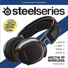 Load image into Gallery viewer, SteelSeries Arctis 7P Wireless - Lossless 2.4 GHz Wireless Gaming Headset - for PlayStation 5 and PlayStation 4 - White - PlayStation 5