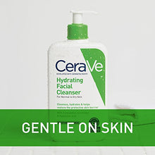 Load image into Gallery viewer, CeraVe Hydrating Facial Cleanser | Moisturizing Non-Foaming Face Wash with Hyaluronic Acid, Ceramides and Glycerin | 16 Fluid Ounce