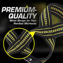 Load image into Gallery viewer, Deadlift Straps Figure 8 Lifting Strap for Power Lifters Weightlifters Workout Lifting Straps - 3 Sizes Small Medium Large - Weight Lifting Straps Non Slip Padded Dead Lift Straps Figure 8 Straps