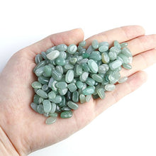 Load image into Gallery viewer, Top Plaza Natural Green Aventurine Tumbled Chips Crushed Stones Reiki Healing Quartz Crystals Irregular Shaped Gemstones 0.45lb