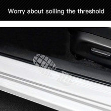 Load image into Gallery viewer, JEYODA Carbon Fiber Vinyl Sticker Car Door Sill Protector Scuff Plate Door Entry Guard For Ford EDGE Car Accessories(red)