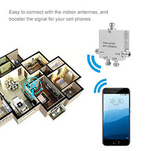 Load image into Gallery viewer, Bewinner 4-Way Power Splitter 800-2500MHz N Type Mobile Cell Phone Power Splitter Signal Repeater Amp Power Divider Connect with 4 Indoor Antennas, Low Noise & High Performance