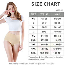Load image into Gallery viewer, wirarpa Women's Cotton Underwear High Waist Briefs Full Coverage Panties Ladies Comfortable Underpants 5 Pack Beige Small