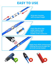 Load image into Gallery viewer, Solder Seal Wire Connectors - Heat Shrink Wire Connectors Butt Connectors, Waterproof Insulated Electrical Wire Terminals, Butt Splice for Automotive Marine Boat (130PCS)