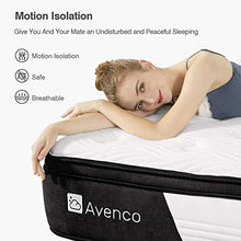 Load image into Gallery viewer, Queen Mattress, Avenco Hybrid Mattress Queen Size, 12 Inch Queen Mattress in a Box, Innerspring and Memory Foam Mattress, Medium Firm, Supportive, Pressure Relief, CertiPUR-US, 10 Years Support