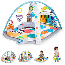 Load image into Gallery viewer, Baby Einstein 4-in-1 Kickin' Tunes Music and Language Play Gym and Piano Tummy Time Activity Mat