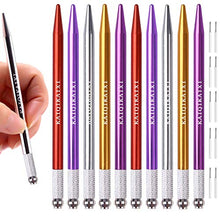 Load image into Gallery viewer, Waterproof Eyebrows Pencil Tattoo Makeup And Microblading Supplies Kit+Microblading Pens 10 Piece Light Manual Tattoo Eyebrow Pens For Permanent Makeup Supplies