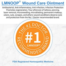 Load image into Gallery viewer, LMNOOP Wound Care Ointment: Pain Relief, Anti-Infection, Anti-inflammatory Cream for Chronic Wounds, Ulcers, Sores, Cuts, Piercing/Microneedling/Microblading/Laser Hair Removal/Tattoos Aftercare.