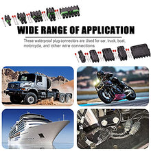 Load image into Gallery viewer, JRready ST6249 Waterproof Electrical Connector kit, 31 Kits 1 pin/2 pin/3 pin/ 4 pin/6pin Automotive Wire Connector with 1 PCS Pin Removal Tool Automotive Cable Repair Accessory Kit (473 PCS