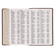 Load image into Gallery viewer, KJV Holy Bible, Giant Print Standard Size Faux Leather Red Letter Edition - Ribbon Marker, King James Version, Medium Brown