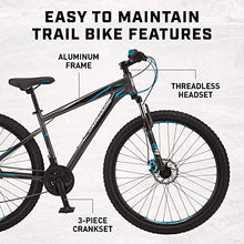 Load image into Gallery viewer, Mongoose Impasse HD Mens Mountain Bike, 18-inch Frame, 29-inch Wheels, Disc Brakes, Charcoal