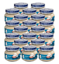 Load image into Gallery viewer, Gerber 2nd Foods Baby Food Gravy Jars, Turkey & Gravy, Non-GMO Pureed Baby Food, No Artificial Flavors or Colors, 2.5-Ounce Glass Jars (Pack of 20 Jars)