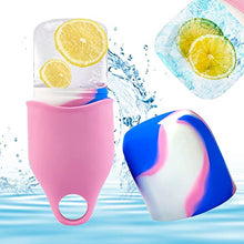 Load image into Gallery viewer, Ice face roller, Ice roller for Face Eyes and Neck, Pelctfcr Silicone Ice Face Roller Skin Care Mold, Brighten Skin & Enhance Your Natural Glow, Remove Fine Lines,Shrink Pores, Reusable Facial Treatment