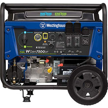 Load image into Gallery viewer, Westinghouse WGen7500DF Dual Fuel Portable Generator 7500 Rated & 9500 Peak Watts, Gas or Propane Powered, Electric Start, Transfer Switch Ready, CARB Compliant