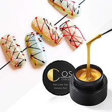 Load image into Gallery viewer, Spider Gel for Nail Art 6 Colors Drawing Gel Nail Polish Set with Painting Brush Soak off Nail Art Design Gel Paint Drawing Gel for Line Wire
