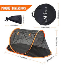 Load image into Gallery viewer, porayhut Mispace Portable Indoor/Outdoor Pet Cage/Pet Tent-Pop Up Cat Crate,Foldable Kennel,Comfy Puppy House-Washable Fabric Cover, with Portable Carry Bag & Two Stakes