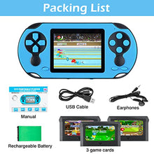 Load image into Gallery viewer, TaddToy 16 Bit Handheld Game Console for Kids Adults, 3.0'' Large Screen Preloaded 230 HD Classic Retro Video Games with USB Rechargeable Battery & 3 Game Cartridges for Birthday Gift for Kids 4-12