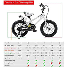 Load image into Gallery viewer, RoyalBaby Kids Bike Boys Girls Freestyle BMX Bicycle With Kickstand Gifts for Children Bikes 18 Inch White