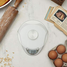 Load image into Gallery viewer, Taylor Precision Products Digital Kitchen Scale with Glass Platform, Tare Button, and Plastic Body Weighs Up to 6.6 Pounds Capacity