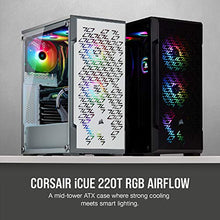 Load image into Gallery viewer, Corsair iCUE 220T RGB Airflow Tempered Glass Mid-Tower Smart Case - Black (CC-9011173-WW) & Vengeance RGB PRO 16GB (2x8GB) DDR4 3200MHz C16 LED Desktop Memory - Black (CMW16GX4M2C3200C16)