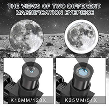 Load image into Gallery viewer, Telescope for Kids Beginners Adults, 70mm Astronomy Refractor Telescope with Adjustable Tripod - Perfect Telescope Gift for Kids