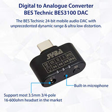 Load image into Gallery viewer, Syba 96 Khz 24 Bit DAC USB-C Tupe C Audio Sound Adapter to 3.5mm Headphone Amplifier 3 Level Eq SD-AUD20223
