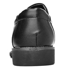 Load image into Gallery viewer, kkdom Men's Classic Leather Lined Formal Oxfords Slip on Dress Shoes Black