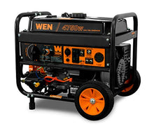 Load image into Gallery viewer, WEN DF475T Dual Fuel 120V/240V Portable Generator with Electric Start Transfer Switch Ready, 4750-Watt, CARB Compliant